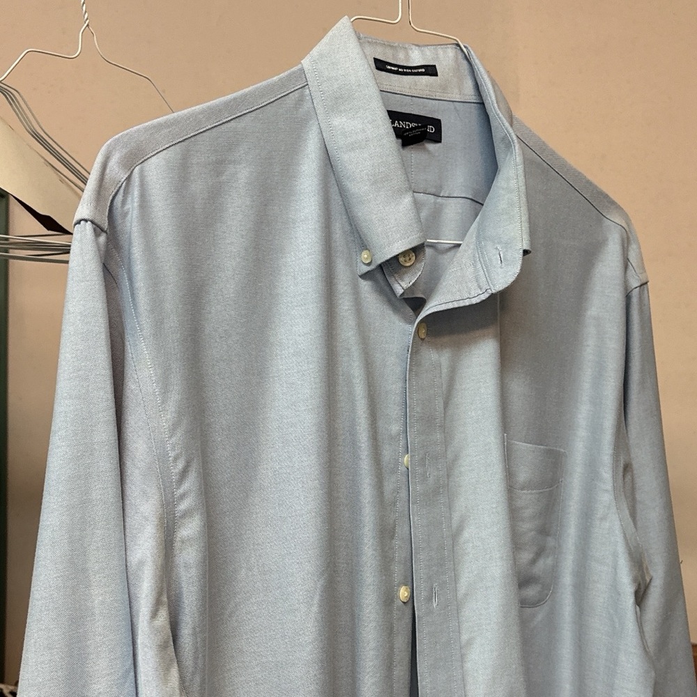 Lands’end Shirt Non Iron Oxford